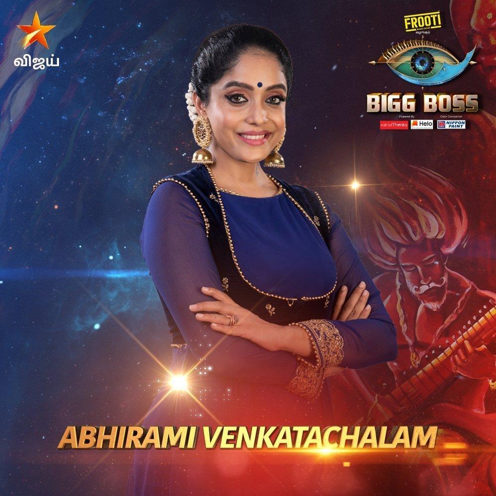 Abhirami Venkatachalam Bigg Boss Tamil Season 3 Contestant