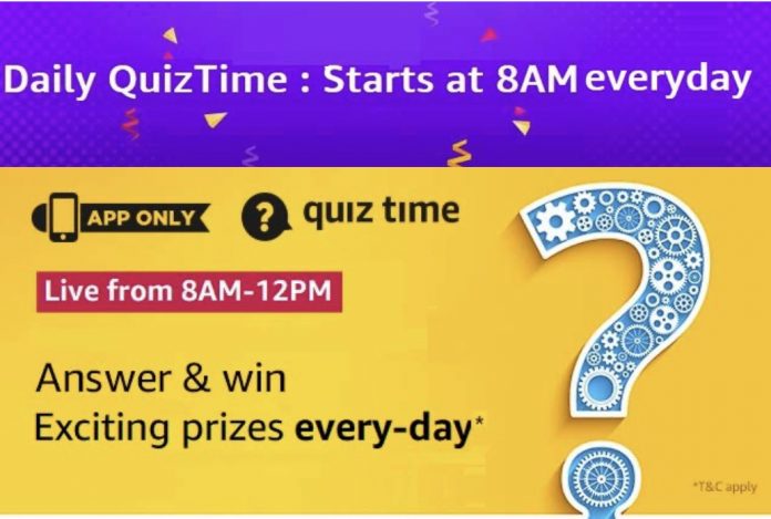 Amazon Quiz 2 April 2020 Answers Revealed, Win Rs 20,000 - Amazon Quiz 2 अप्रैल 2020 उत्तर पता चला, जीतिए 20,000 रु