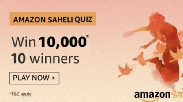 Amazon Saheli Quiz answers