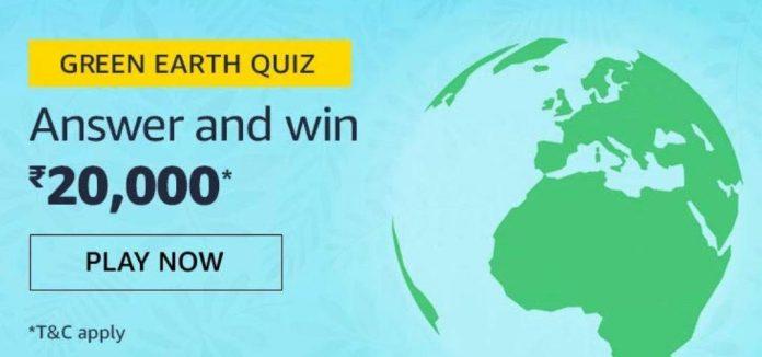 amazon green earth quiz answers