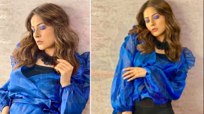 Shehnaaz Gill shares glamorous photos in a blue dress, fans call her ...