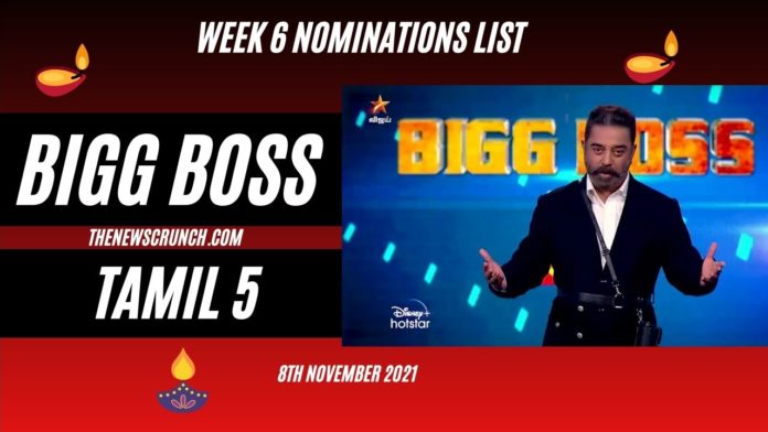 bigg boss 5 tamil nominations list week 6 elimination