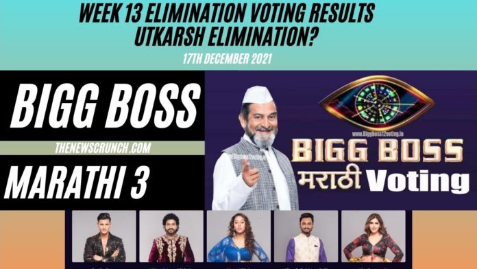bigg boss marathi 3 week 13 elimination voting results