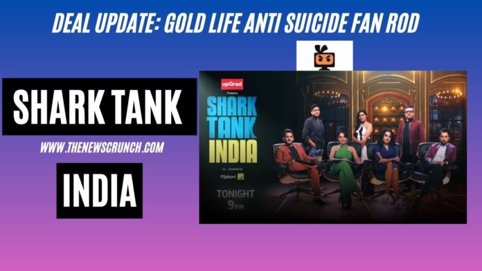 gold life anti suicide fan rod shark tank india